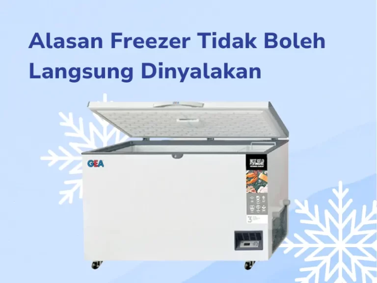Alasan Freezer Tidak Boleh Langsung Dinyalakan