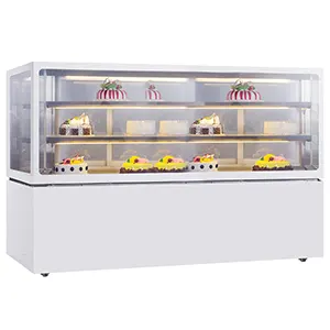 White Marble Panel Cake Showcase GEA MM780V