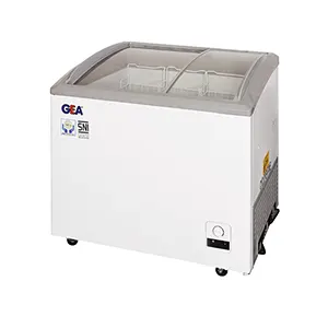 Curve Glass Freezer / Freezer Kaca Lengkung GEA SD-213 (213 Liter)
