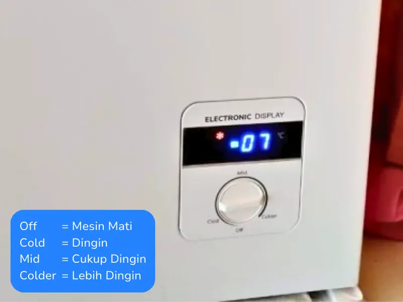 Cara Mengatur Suhu Freezer Box Rsa