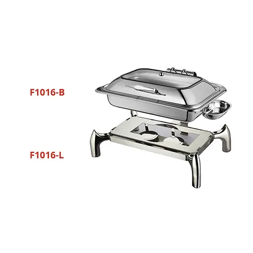 Full Size Hydraulic Chaffing Dish with Glass Window Lid GETRA F1016-B