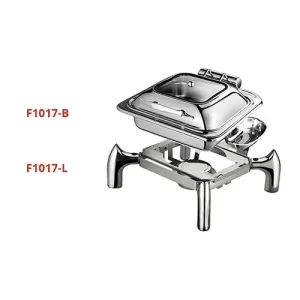Full Size Hydraulic Chaffing Dish with Glass Window Lid GETRA F1017-B