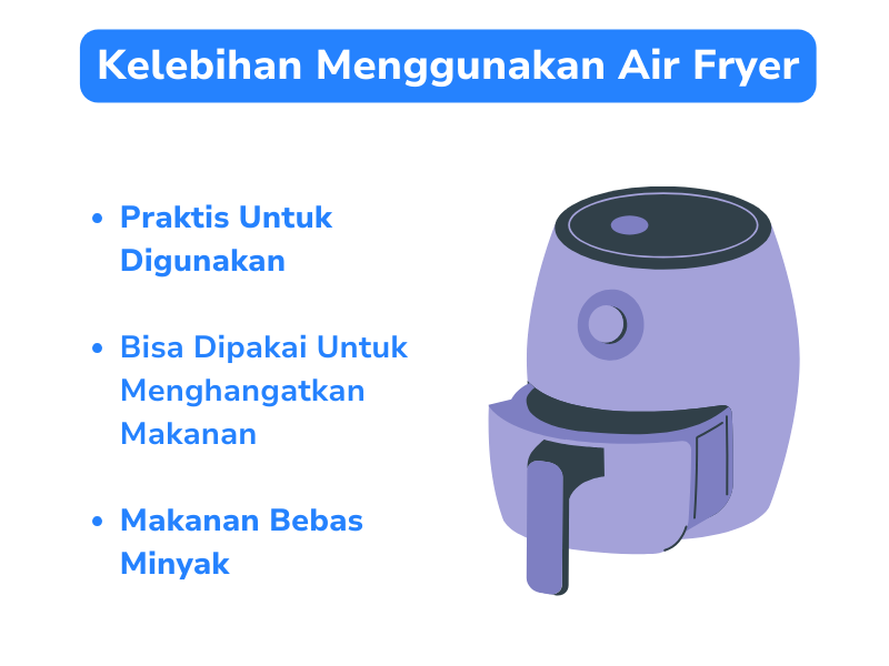 Kelebihan Menggunakan Air Fryer