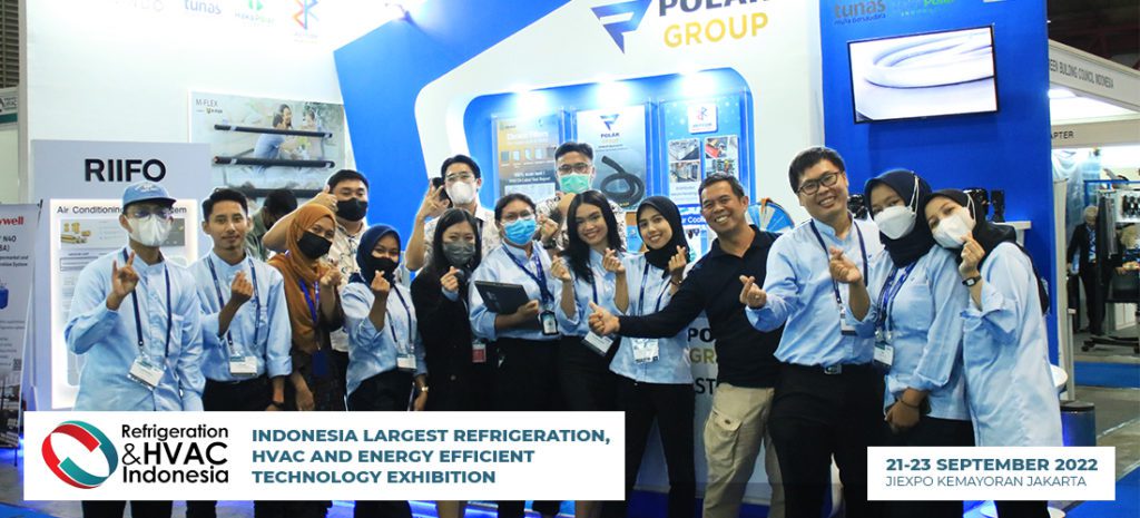 Foto Polar Group di Acara Pameran Refrigeration & HVAC Indonesia 2022