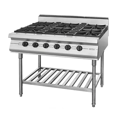 Free Standing Gas Open Burner GETRA RBD-6