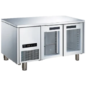 Glass Door Under Counter Chiller GEA M-RW6T2DD (Pintu Kaca, 2 Pintu 325 Liter)