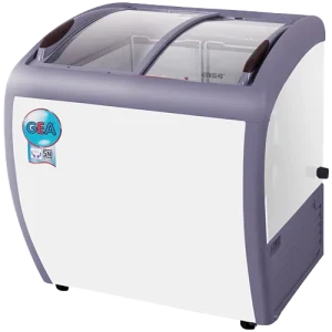 Curve Glass Freezer / Freezer Kaca Lengkung GEA SD-160BY (160 Liter)