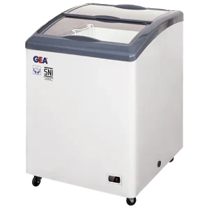Curve Glass Freezer / Freezer Kaca Lengkung GEA SD-165 (165 Liter)