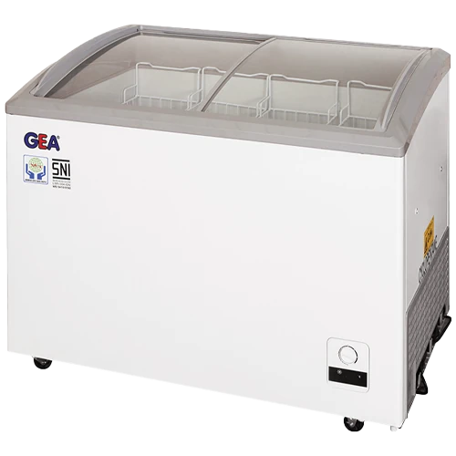 Curve Glass Freezer GEA SD 303 Refcon Polar Nusaindo (303 Liter)